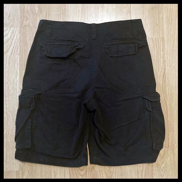 Old Navy Mens Cargo Shorts - Black - Picture 3 of 4